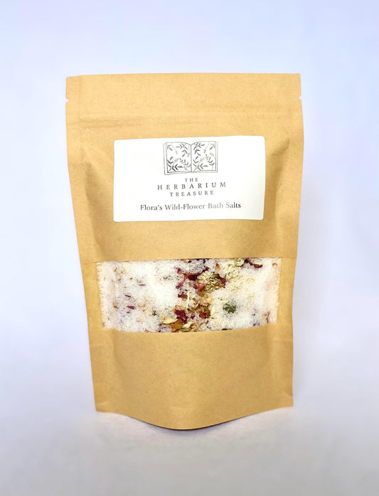 Floras Wildflower Bath Salts - 300g